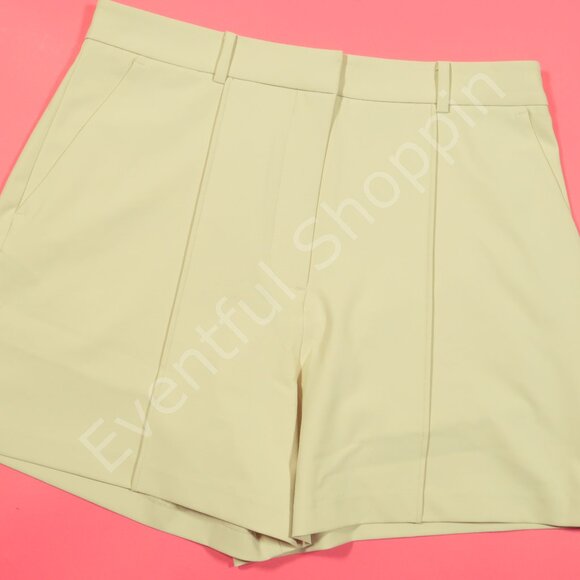 G/FORE Golf Shorts Womens 10 Beige Shadow Stretch High Waist Seamed Stone